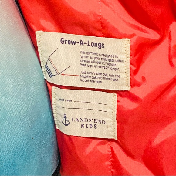 LANDS END GIRLS WINTER SPRING HOODED JACKET - Picture 8 of 10